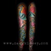 Steph's peacock sleeve