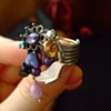 Purple & pink birdie ring - R 11