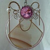 Mezmerizing pink pendant necklace - N 136