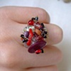 Red bazaar ring - R 17