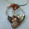 Earthtone fantasy necklace - N 135