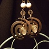 Moonstone silver earrings - E 19