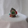 Amber rainbow ring - R 27