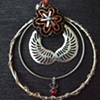 Flying in circles necklace - N 76