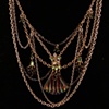 Suspended emerald necklace N 215