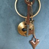 Sweetheart key hole etra long necklace N 173