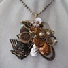 Amber medley necklace - N 166