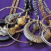 Long summer bangle necklaces