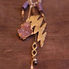 Lavender lighting necklace N 218