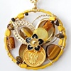Yeild to yellow necklace - N 197