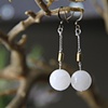 Pure marble drop earrings E 228