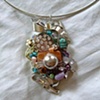 Bows & buttons necklace - N 83