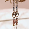 Ridiculously long earrings E 234