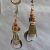 Pear shape earrings - E 117
