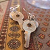 Petites cles boucles d'oreille - E 121