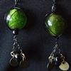 Green envy earrings - E 35
