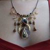 Gold goddess necklace - N 71