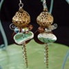 Vintage princess earrings - E 48