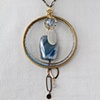 Blue agate & bangles - N 207