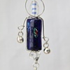 Blue jingly pendant P 34