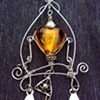 Gold heart necklace - N 81