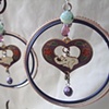 White elephant earrings - E 123