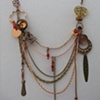 Autunm hues layer necklace - N 131