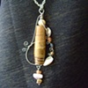 Paper & curls pendant - P 13