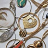 Long summer bangle necklaces