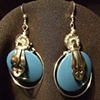 Blue moon earrings - E 26