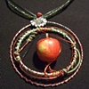 Apple in loops neckalce - N 70