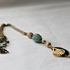 Long antique & jade pendant P 32
