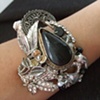 Black dazzle bracelet - B 14