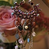 Violet cascade necklace N 227