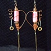 Fish bone earrings - E 70