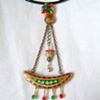 Sassy green & red choker necklace - N 115