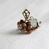 Green, gold & tiger eye R - 30