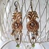 Golden welcome earrings - E 147