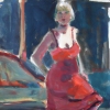 Jenny in Red Dress