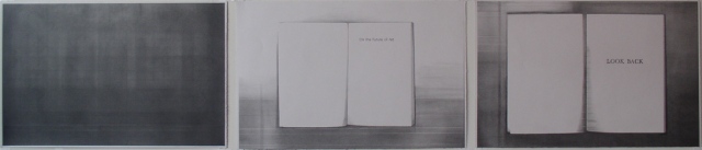 graphite drawing book photocopy by Molly Springfield