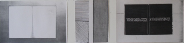 graphite drawing book photocopy by Molly Springfield