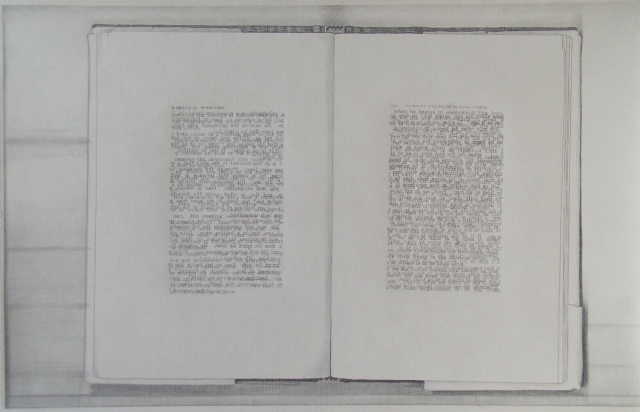 graphite drawing book photocopy by Molly Springfield