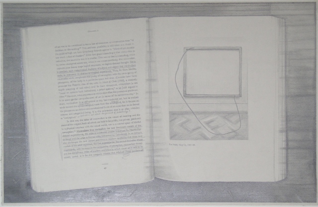 graphite drawing book photocopy by Molly Springfield