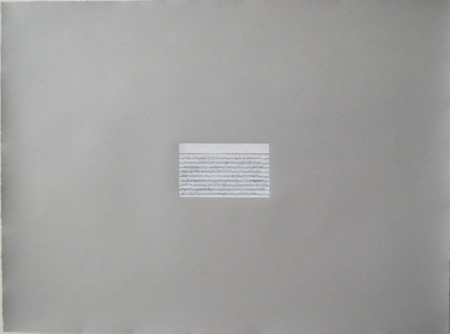 graphite colored pencil drawing index card by Molly Springfield