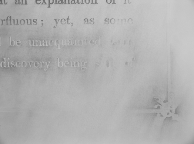 graphite drawing text by Molly Springfield