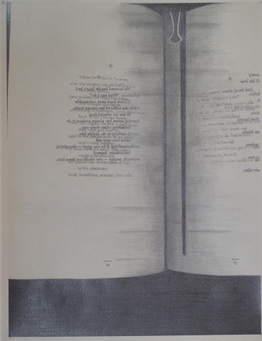 graphite drawing book photocopy by Molly Springfield