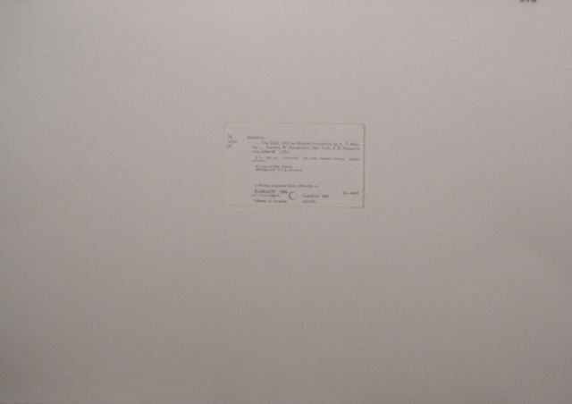 graphite colored pencil drawing card catalogue card by Molly Springfield