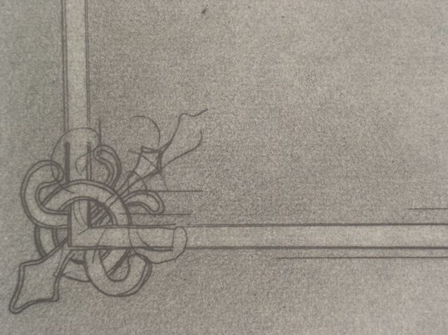 graphite drawing text by Molly Springfield