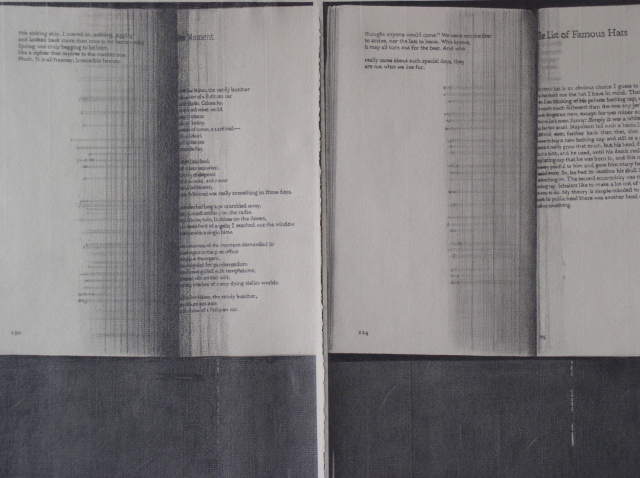 graphite drawing book photocopy by Molly Springfield