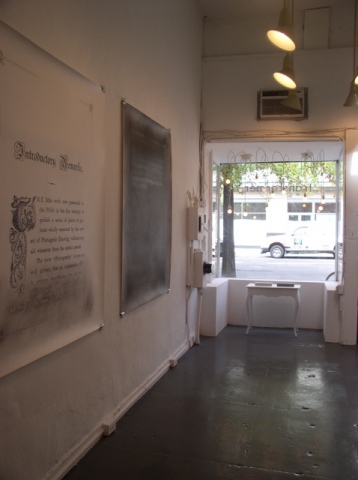 graphite drawing text by Molly Springfield